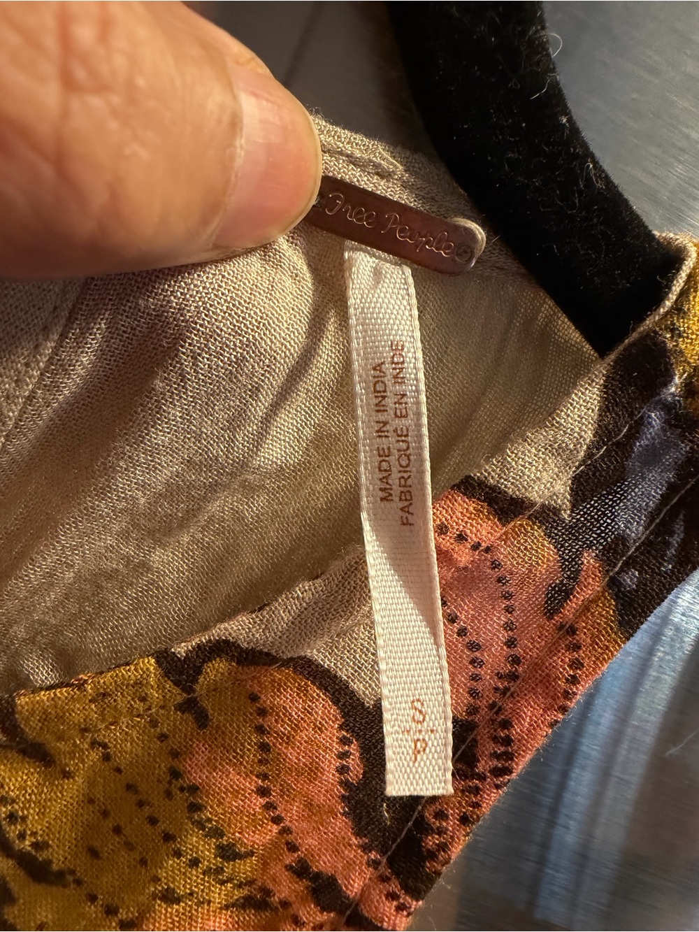 Free People Cream Maxi Dress with Pink, Yellow and Blue Floral Embroidery - Picture 2 of 10